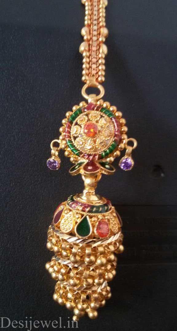 New and Latest Design of Rajasthani fancy gold kaan-jhoomariya 