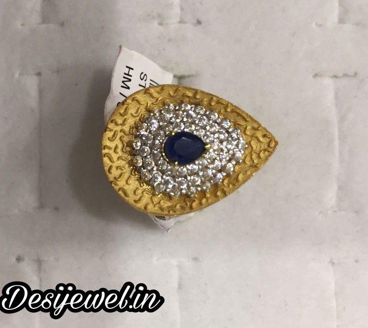 New and Latest Design of Rajasthani fancy gold Ladies-Ring 