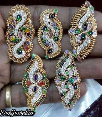 New and Latest Design of Rajasthani fancy gold Ladies-Ring 