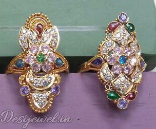 New and Latest Design of Rajasthani fancy gold Ladies-Ring 