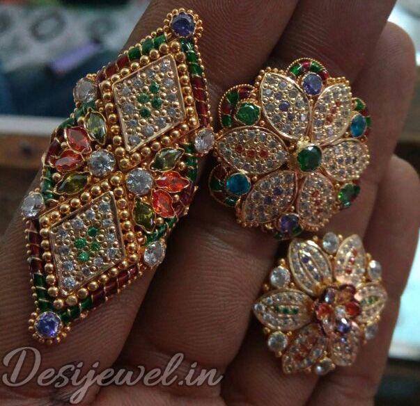 New and Latest Design of Rajasthani fancy gold Ladies-Ring 
