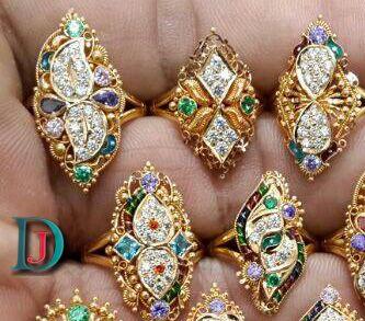 New and Latest Design of Rajasthani fancy gold Ladies-Ring 