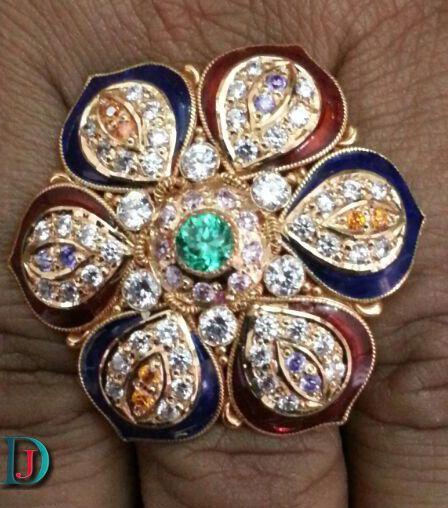 New and Latest Design of Rajasthani fancy gold Ladies-Ring 