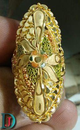 New and Latest Design of Rajasthani fancy gold Ladies-Ring 