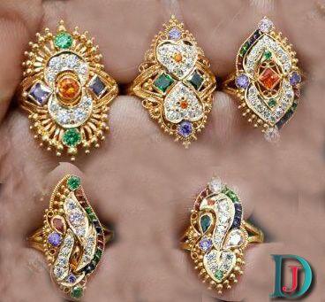 New and Latest Design of Rajasthani fancy gold Ladies-Ring 