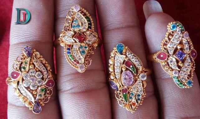 New and Latest Design of Rajasthani fancy gold Ladies-Ring 