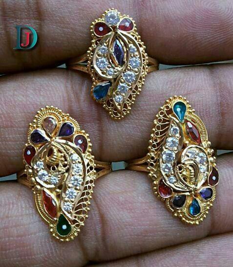 New and Latest Design of Rajasthani fancy gold Ladies-Ring 