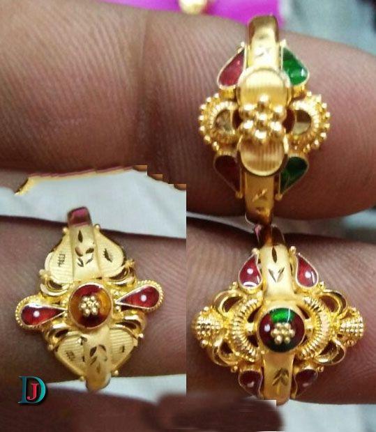 New and Latest Design of Rajasthani fancy gold Ladies-Ring 