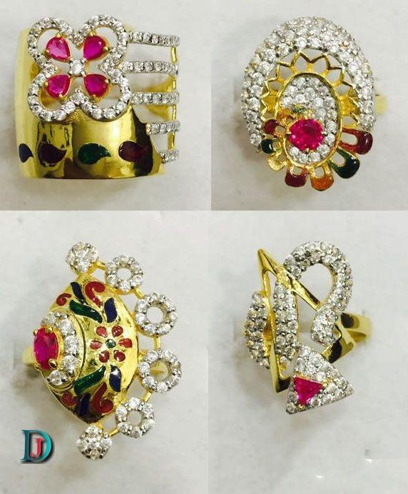 New and Latest Design of Rajasthani fancy gold Ladies-Ring 