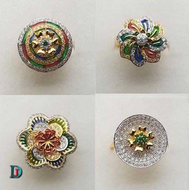 New and Latest Design of Rajasthani fancy gold Ladies-Ring 