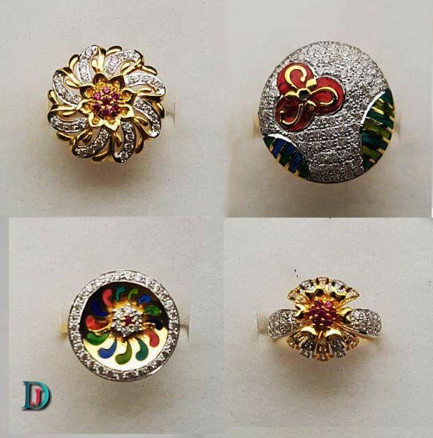 New and Latest Design of Rajasthani fancy gold Ladies-Ring 
