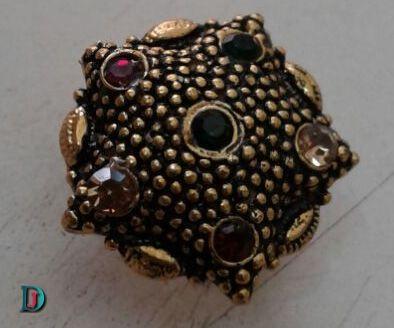 New and Latest Design of Rajasthani fancy gold Ladies-Ring 