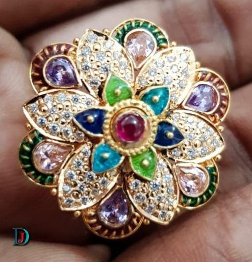 New and Latest Design of Rajasthani fancy gold Ladies-Ring 