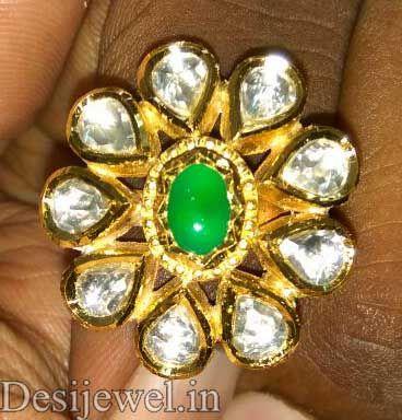 New and Latest Design of Rajasthani fancy gold Ladies-Ring 