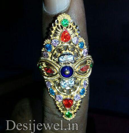 New and Latest Design of Rajasthani fancy gold Ladies-Ring 