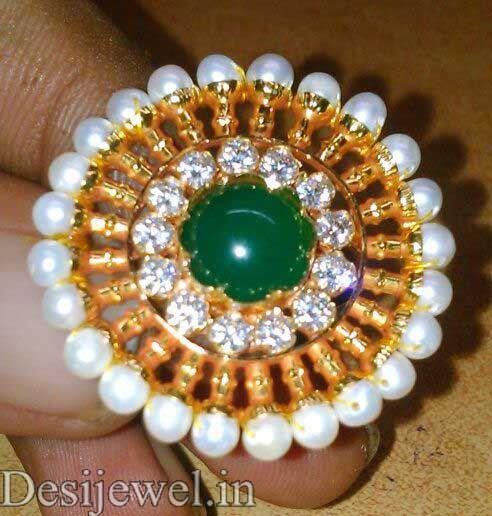 New and Latest Design of Rajasthani fancy gold Ladies-Ring 