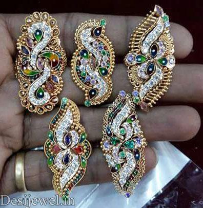 New and Latest Design of Rajasthani fancy gold Ladies-Ring 