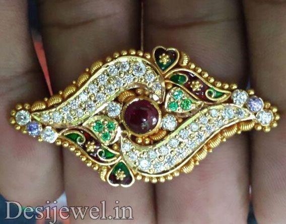 New and Latest Design of Rajasthani fancy gold Ladies-Ring  with weight 5 gm