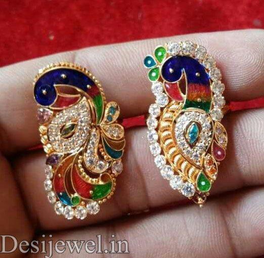 New and Latest Design of Rajasthani fancy gold Ladies-Ring 