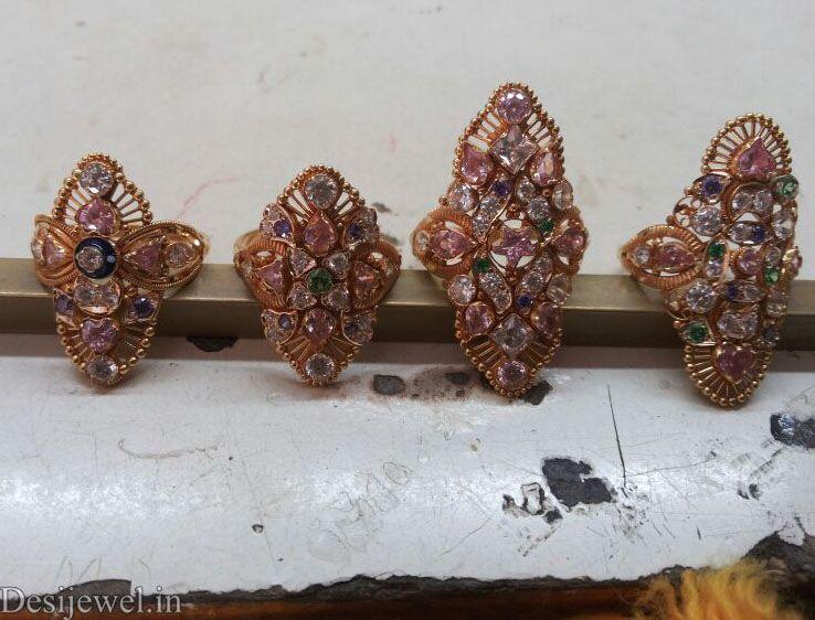 New and Latest Design of Rajasthani fancy gold Ladies-Ring 