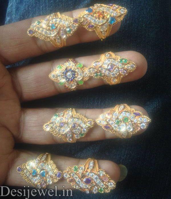 New and Latest Design of Rajasthani fancy gold Ladies-Ring 