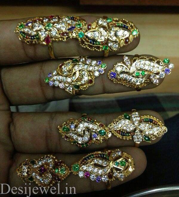 New and Latest Design of Rajasthani fancy gold Ladies-Ring 