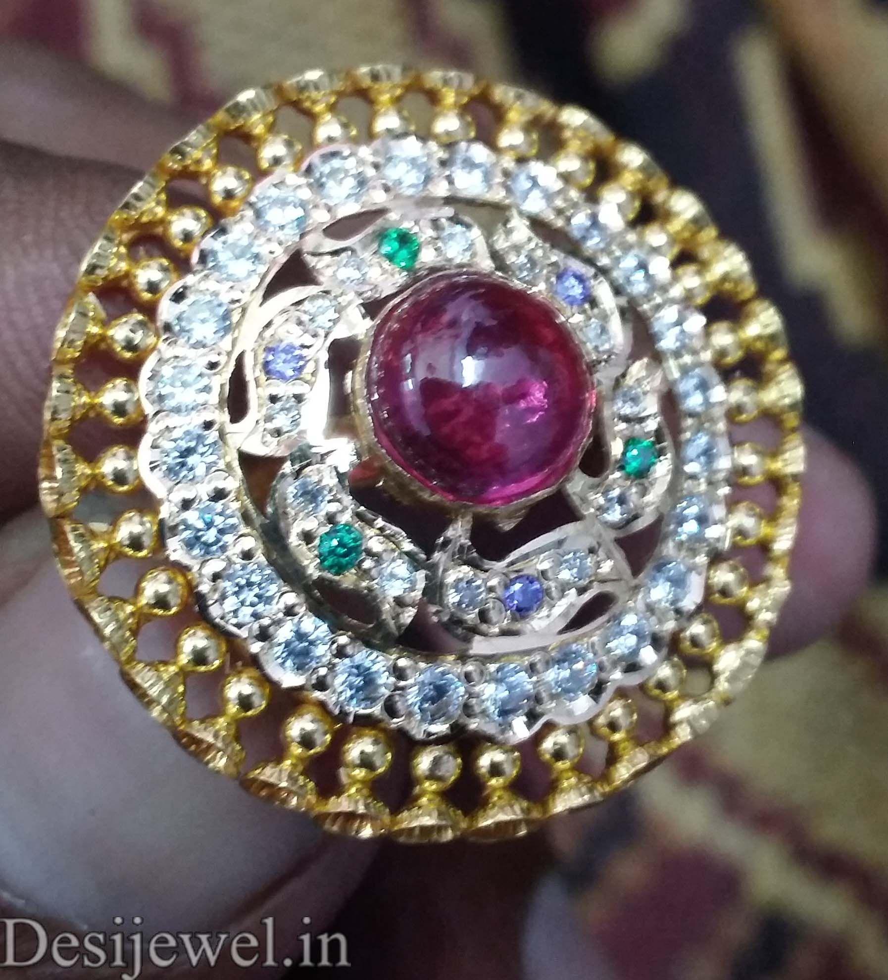 New and Latest Design of Rajasthani fancy gold Ladies-Ring 