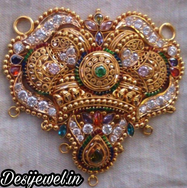 New and Latest Design of Rajasthani fancy gold Mangalsutra 