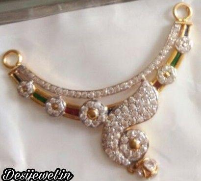 New and Latest Design of Rajasthani fancy gold Mangalsutra 