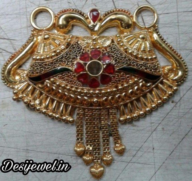 New and Latest Design of Rajasthani fancy gold Mangalsutra 