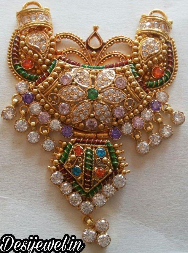 New and Latest Design of Rajasthani fancy gold Mangalsutra 