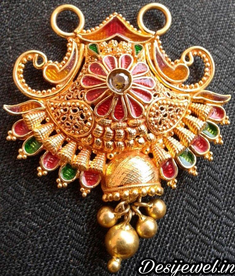 New and Latest Design of Rajasthani fancy gold Mangalsutra 