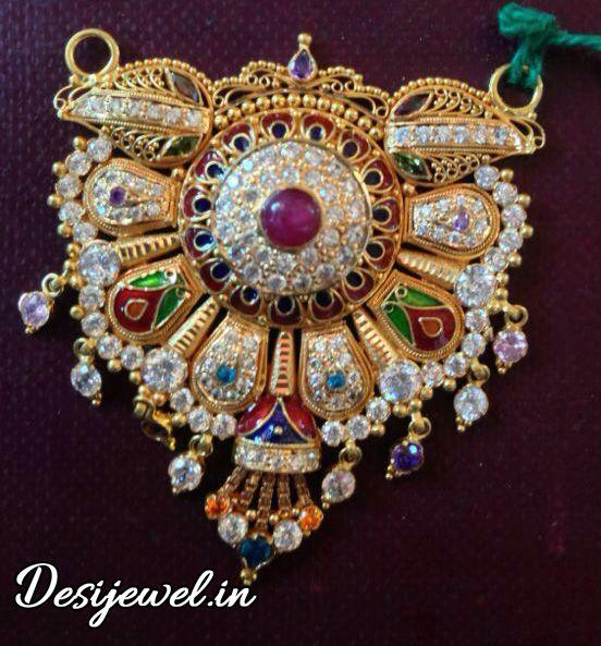 New and Latest Design of Rajasthani fancy gold Mangalsutra 