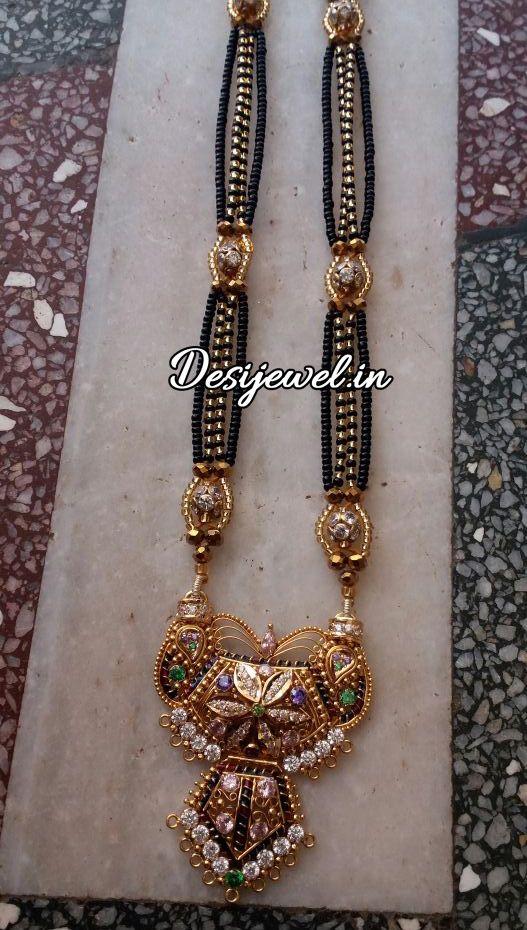 New and Latest Design of Rajasthani fancy gold Mangalsutra 