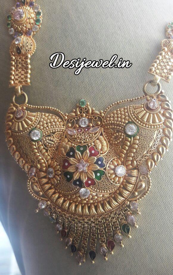 New and Latest Design of Rajasthani fancy gold Mangalsutra 