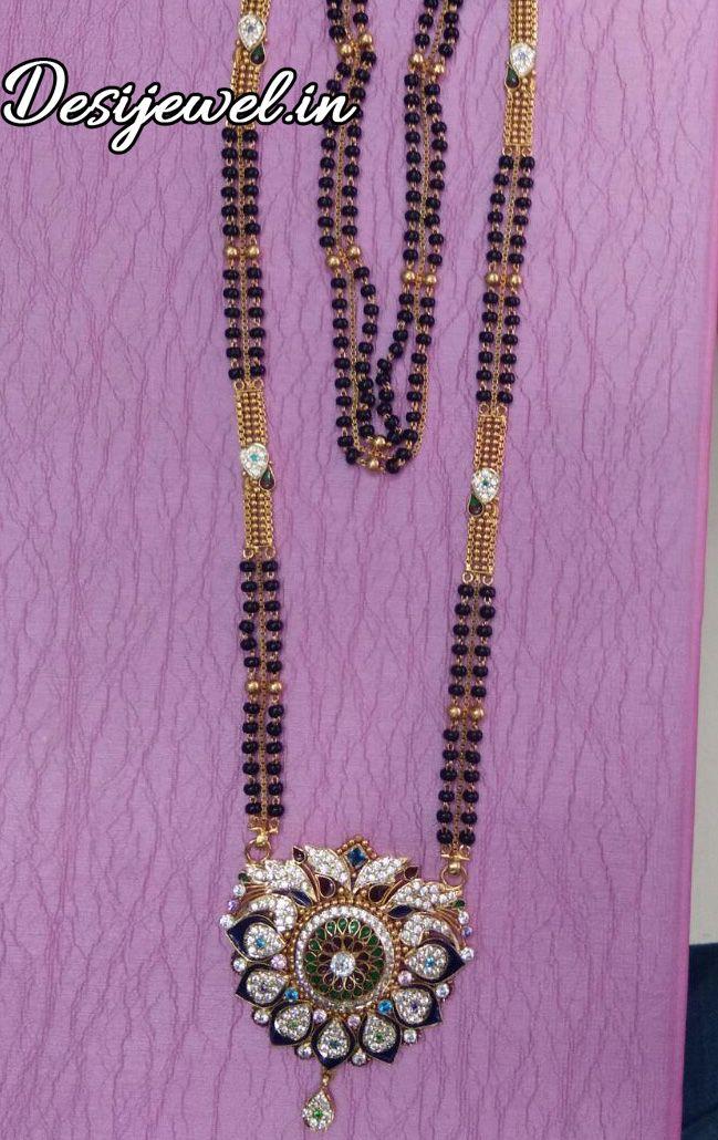New and Latest Design of Rajasthani fancy gold Mangalsutra 