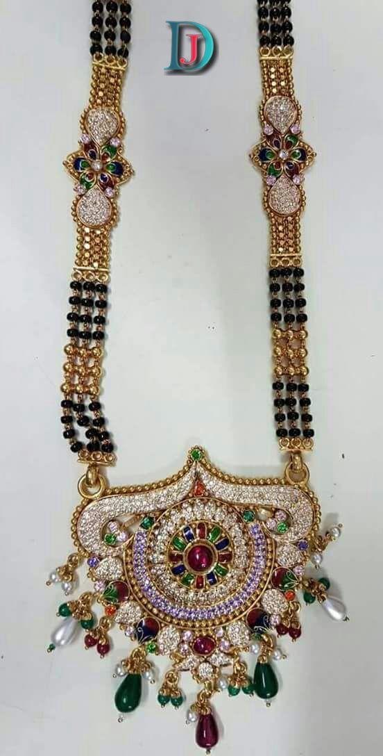 New and Latest Design of Rajasthani fancy gold Mangalsutra 