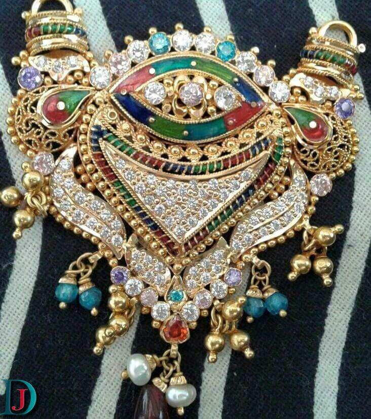 New and Latest Design of Rajasthani fancy gold Mangalsutra 