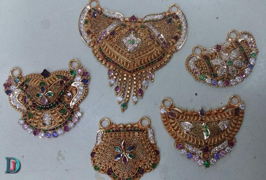 New and Latest Design of Rajasthani fancy gold Mangalsutra 