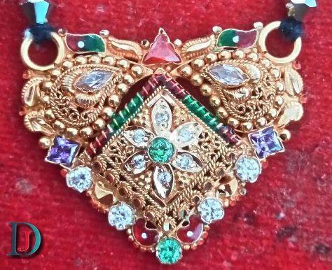 New and Latest Design of Rajasthani fancy gold Mangalsutra 