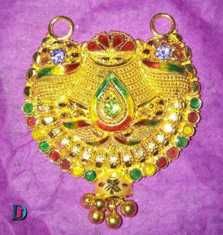 New and Latest Design of Rajasthani fancy gold Mangalsutra 
