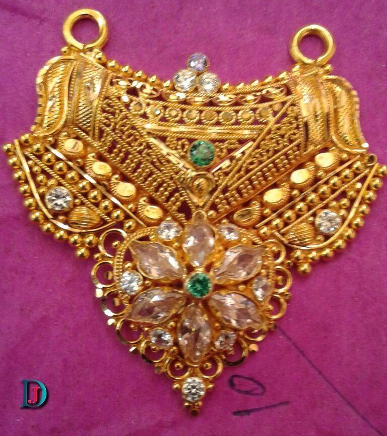New and Latest Design of Rajasthani fancy gold Mangalsutra 