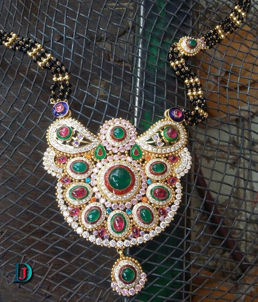 New and Latest Design of Rajasthani fancy gold Mangalsutra 