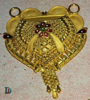 New and Latest Design of Rajasthani fancy gold Mangalsutra 