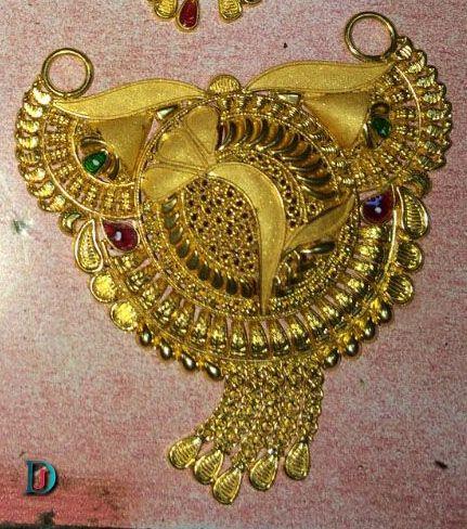 New and Latest Design of Rajasthani fancy gold Mangalsutra 