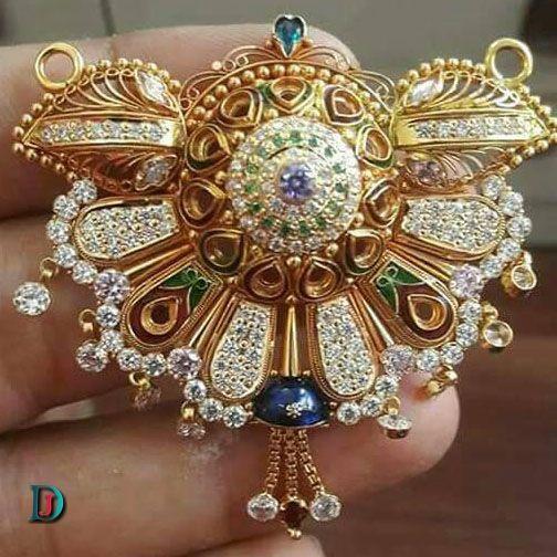 New and Latest Design of Rajasthani fancy gold Mangalsutra 
