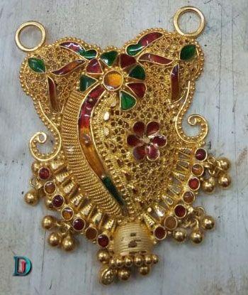 New and Latest Design of Rajasthani fancy gold Mangalsutra 