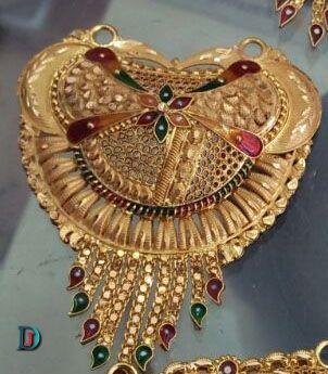 New and Latest Design of Rajasthani fancy gold Mangalsutra 