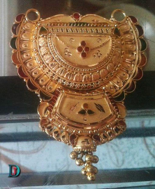 New and Latest Design of Rajasthani fancy gold Mangalsutra 