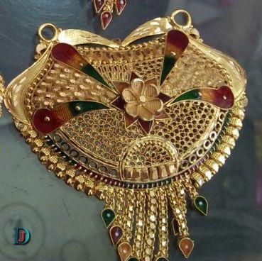 New and Latest Design of Rajasthani fancy gold Mangalsutra 